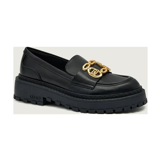 Liu Jo Skórzane loafersy RUMI 34 ze sklepu Gomez Fashion Store w kategorii Półbuty damskie - zdjęcie 186441345