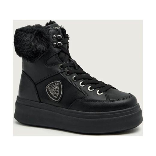 BLAUER Skórzane trapery EMERY01 ze sklepu Gomez Fashion Store w kategorii Botki - zdjęcie 186441367