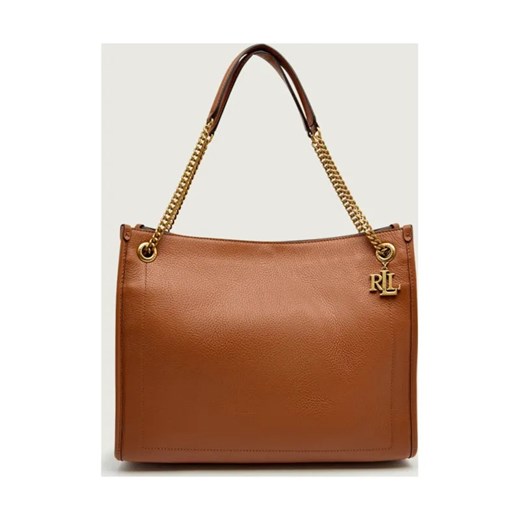 LAUREN RALPH LAUREN Skórzana shopperka BRADLEY ze sklepu Gomez Fashion Store w kategorii Torby Shopper bag - zdjęcie 186441369
