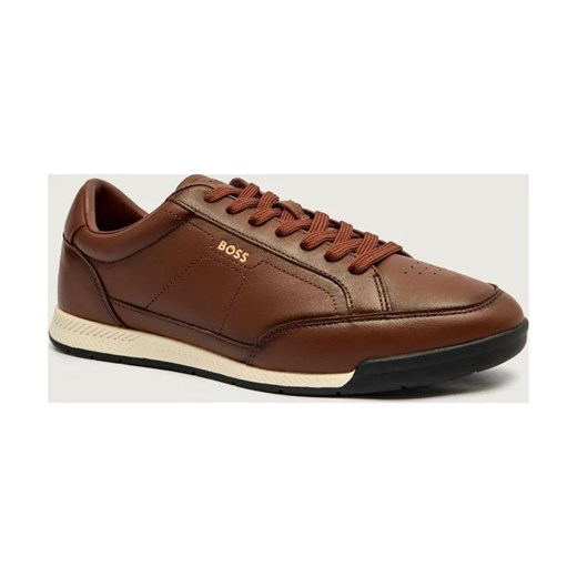 BOSS BLACK Skórzane sneakersy Nitan_Lowp_bu ze sklepu Gomez Fashion Store w kategorii Buty sportowe męskie - zdjęcie 186441376