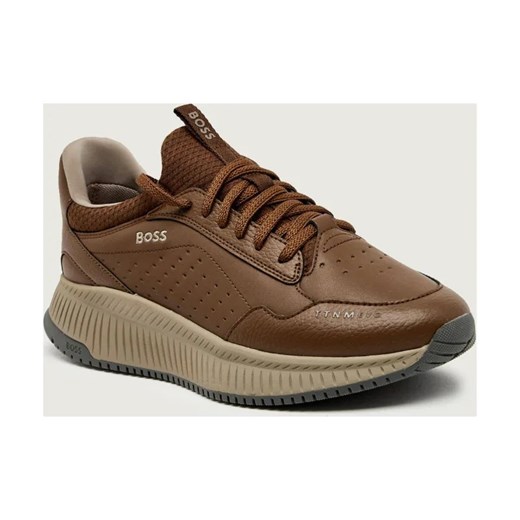 BOSS BLACK Skórzane sneakersy TTNM EVO_Slon_ltmxly ze sklepu Gomez Fashion Store w kategorii Buty sportowe męskie - zdjęcie 186441396