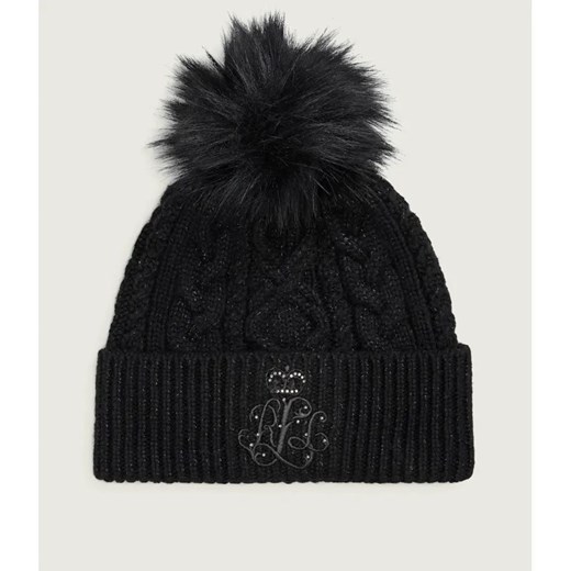 LAUREN RALPH LAUREN Czapka ECHO | z dodatkiem wełny ze sklepu Gomez Fashion Store w kategorii Czapki zimowe damskie - zdjęcie 186441426