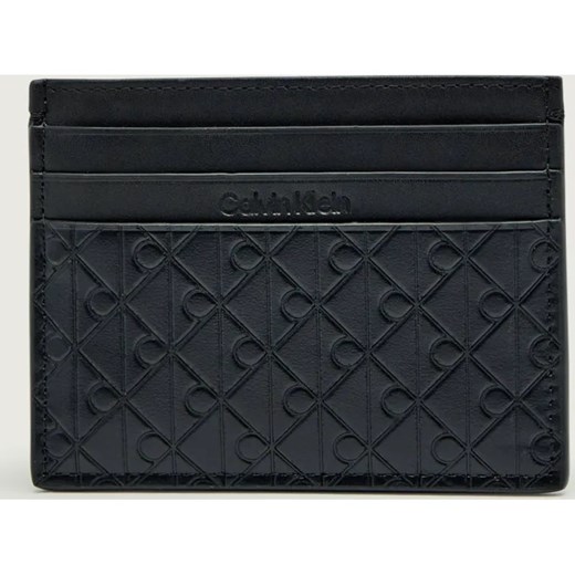 Calvin Klein Skórzane etui na karty EMBOSSED EMBLEM ze sklepu Gomez Fashion Store w kategorii Etui - zdjęcie 186441455
