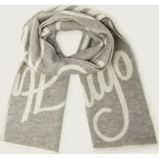 HUGO Wełniany szal Byanca_40 ze sklepu Gomez Fashion Store w kategorii Szaliki i chusty damskie - zdjęcie 186441476