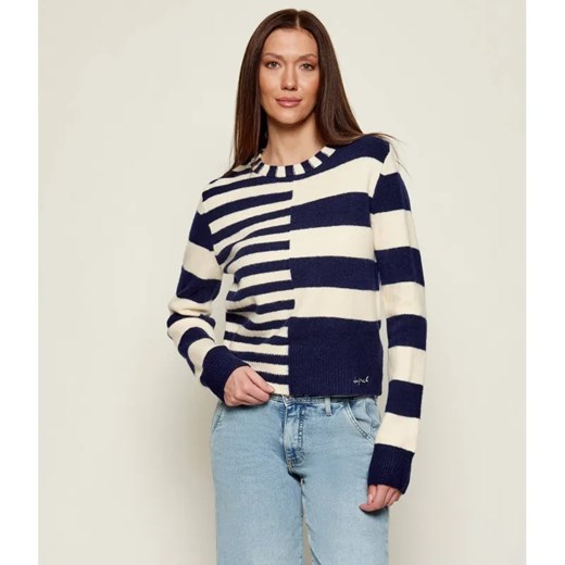 Desigual Sweter JERS_MALMOE | z dodatkiem wełny ze sklepu Gomez Fashion Store w kategorii Swetry damskie - zdjęcie 186441515