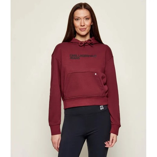 Karl Lagerfeld Jeans Bluza | Cropped Fit ze sklepu Gomez Fashion Store w kategorii Bluzy damskie - zdjęcie 186441537