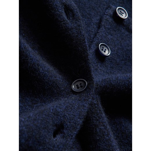 Reserved - Wełniana kamizelka - granatowy ze sklepu Reserved w kategorii Kamizelki męskie - zdjęcie 186443057