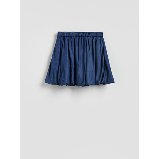 Reserved - Jeansowa spódnica bombka - niebieski ze sklepu Reserved w kategorii Spódnice - zdjęcie 186443856