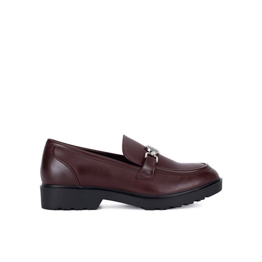 Loafersy Nine West WFA3043-1A Bordowy ze sklepu eobuwie.pl w kategorii Mokasyny damskie - zdjęcie 186444517