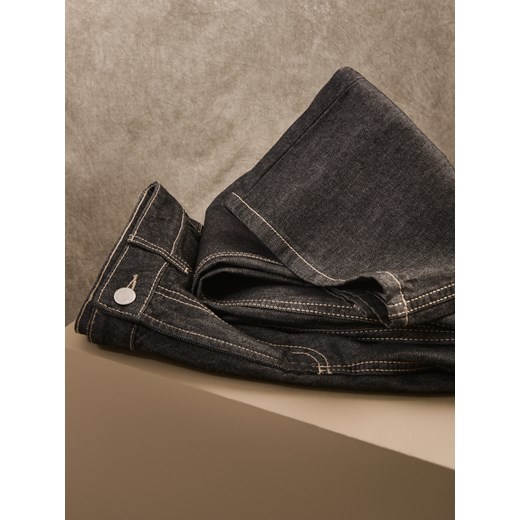 Reserved - Jeansy flare - szary ze sklepu Reserved w kategorii Jeansy damskie - zdjęcie 186445345
