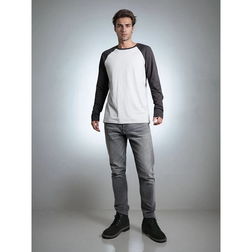 Sinsay - Jeansy slim fit - szary Sinsay 36 Sinsay