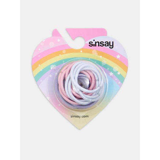 Sinsay - Gumki do włosów - wielobarwny Sinsay One Size Sinsay