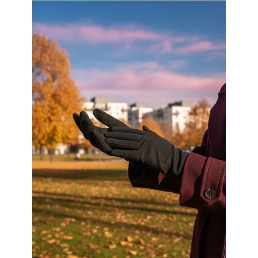 Sinsay - Rękawiczki pięciopalczaste - czarny ze sklepu Sinsay w kategorii Rękawiczki damskie - zdjęcie 186447165