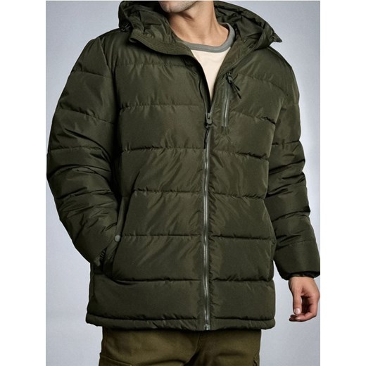 Sinsay - Kurtka pikowana - zielony ze sklepu Sinsay w kategorii Kurtki męskie - zdjęcie 186447207