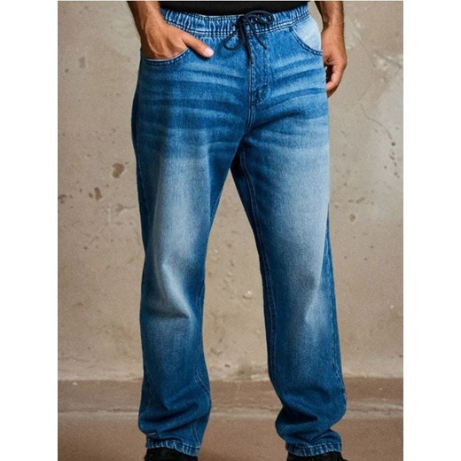 Sinsay - Jeansy loose fit - granatowy ze sklepu Sinsay w kategorii Jeansy męskie - zdjęcie 186447265