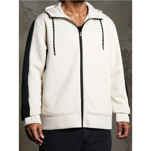 Sinsay - Bluza z kapturem - beżowy ze sklepu Sinsay w kategorii Bluzy męskie - zdjęcie 186447278