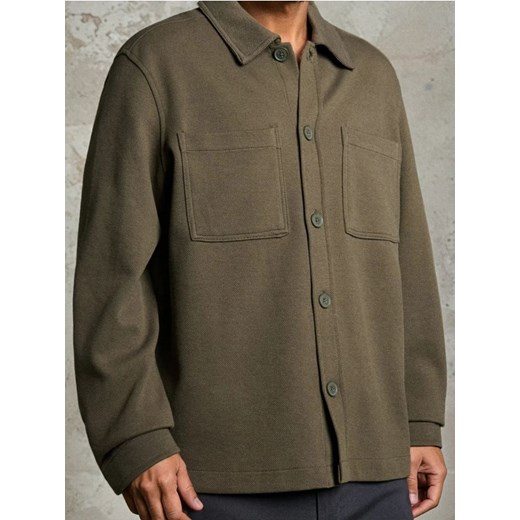 Sinsay - Kurtka koszulowa - khaki ze sklepu Sinsay w kategorii Kurtki męskie - zdjęcie 186447425