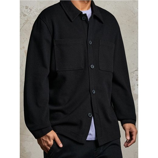 Sinsay - Kurtka koszulowa - czarny ze sklepu Sinsay w kategorii Kurtki męskie - zdjęcie 186447426