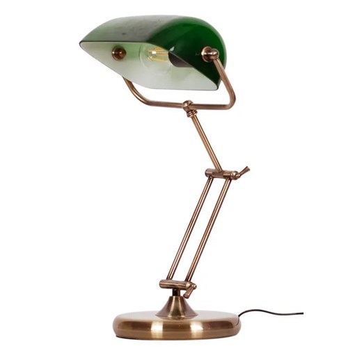 Zielona lampa bankierska - S269-Ova ze sklepu Edinos.pl w kategorii Lampy stołowe - zdjęcie 186447557