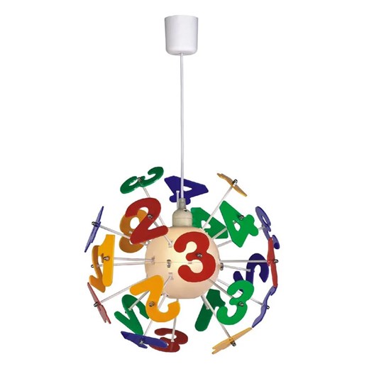 Dziecięca lampa wisząca z cyferkami - S545-Folda ze sklepu Edinos.pl w kategorii Lampy wiszące - zdjęcie 186447616