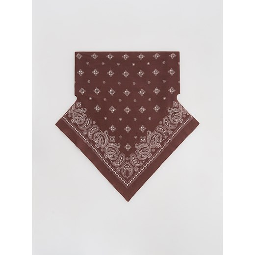 Reserved - Chusta z wiązaniem - ciemnobrązowy ze sklepu Reserved w kategorii Szaliki i chusty damskie - zdjęcie 186448445