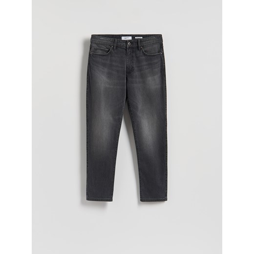 Reserved - Jeansy relaxed straight - szary ze sklepu Reserved w kategorii Jeansy męskie - zdjęcie 186448646