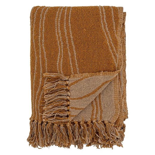 Bloomingville Pled &quot;Ginna&quot; w kolorze brązowym - 160 x 130 cm ze sklepu Limango Polska w kategorii Tekstylia - zdjęcie 186449377