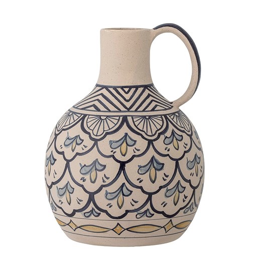 Bloomingville Wazon &quot;Nadya&quot; w kolorze kremowo-niebieskim - wys. 27 x Ø 20 cm ze sklepu Limango Polska w kategorii Wazony - zdjęcie 186449965