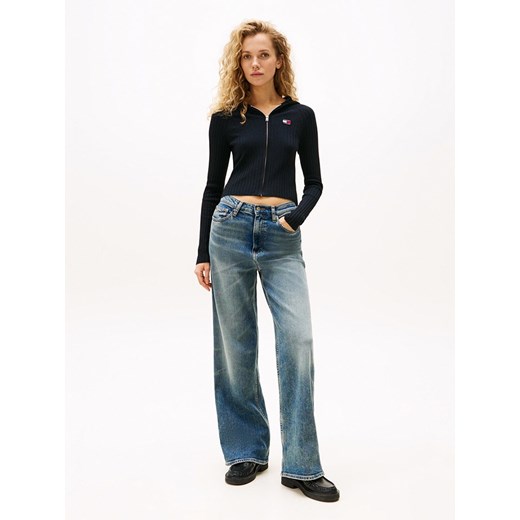 TOMMY JEANS Kardigan w kolorze czarnym ze sklepu Limango Polska w kategorii Swetry damskie - zdjęcie 186450326