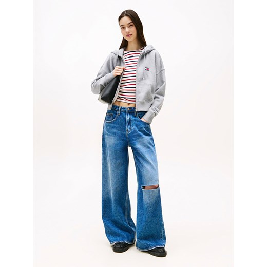 TOMMY JEANS Bluza w kolorze jasnoszarym ze sklepu Limango Polska w kategorii Bluzy damskie - zdjęcie 186450359
