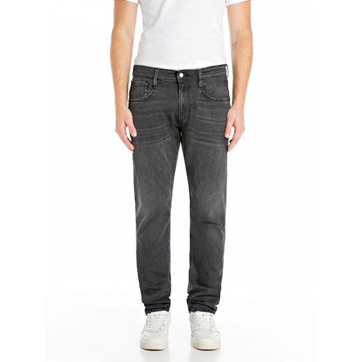 Replay Dżinsy - Slim fit - w kolorze antracytowym ze sklepu Limango Polska w kategorii Jeansy męskie - zdjęcie 186450366