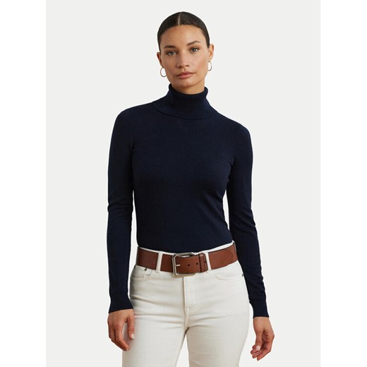 Lauren Ralph Lauren Golf 200940470002 Granatowy Slim Fit ze sklepu MODIVO w kategorii Swetry damskie - zdjęcie 186450409
