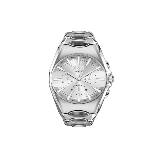 Diesel Zegarek D-Curve Chronograph DZ4694 Srebrny ze sklepu MODIVO w kategorii Zegarki - zdjęcie 186450419