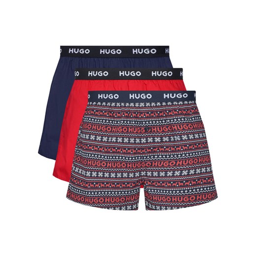 HUGO Komplet bokserek 50532565 Kolorowy ze sklepu MODIVO w kategorii Majtki męskie - zdjęcie 186450449