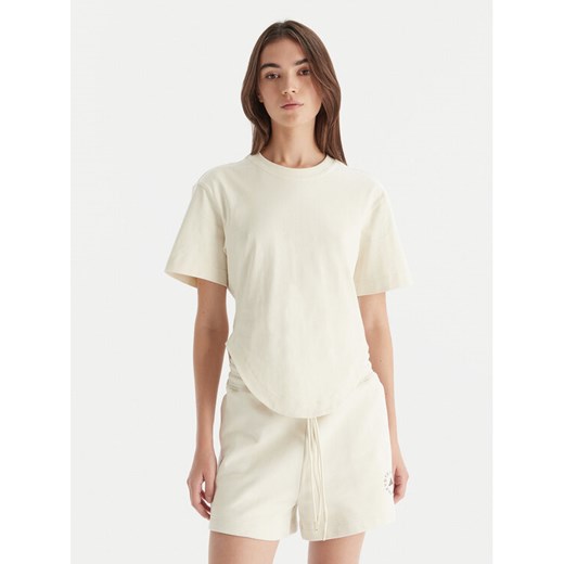 adidas by Stella McCartney T-Shirt JX6775 Beżowy Regular Fit ze sklepu MODIVO w kategorii Bluzki damskie - zdjęcie 186450455