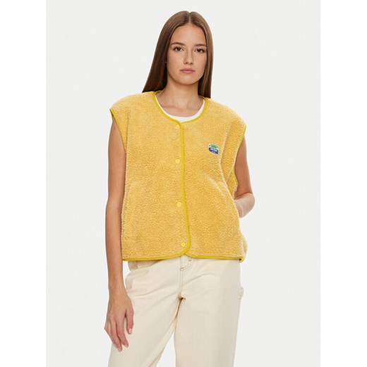 American Vintage Bezrękawnik Hoktown HOK16BH24 Żółty Loose Fit ze sklepu MODIVO w kategorii Kamizelki damskie - zdjęcie 186450497