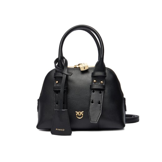 PINKO Torebka Bowling Bag Zip Mini AI 25-26 PLTT 105333 A0QO Czarny - id: 8053177203189 - marki Pinko - 186450586 PINKO Torebka Bowling Bag Zip Mini AI 25-26 PLTT 105333 A0QO Czarny ze sklepu MODIVO w kategorii Kuferki - zdjęcie 186450586
