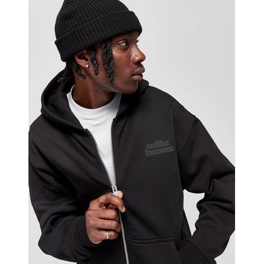 UNLIKE HUMANS BLUZA Z KAPTUREM BUBBLE ZT BLK-BLK SWEATSHIRT ze sklepu JD Sports  w kategorii Bluzy męskie - zdjęcie 186452558