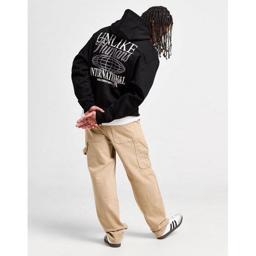 UNLIKE HUMANS BLUZA Z KAPTUREM GLOBAL HD BLK-BLK SWEATSHIRT ze sklepu JD Sports  w kategorii Bluzy męskie - zdjęcie 186452638
