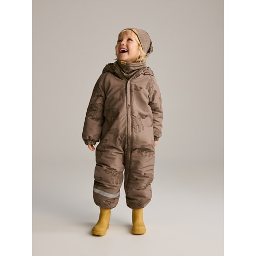 Reserved - Wodoodporny kombinezon - brązowy ze sklepu Reserved w kategorii Odzież dla niemowląt - zdjęcie 186453208