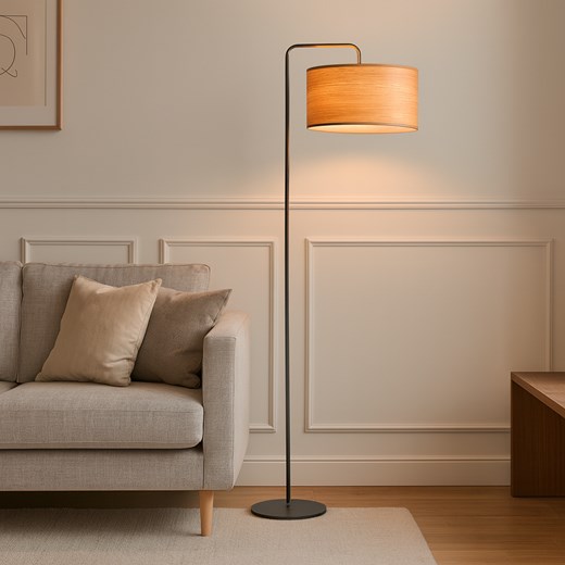 Designerska lampa podłogowa do czytania w salonie BOLIVIA ECO - id: 10950 - marki Ciekot Partners Sp. Z O. O. - 186453749 Designerska lampa podłogowa do czytania w salonie BOLIVIA ECO ze sklepu Lysne w kategorii Lampy podłogowe - zdjęcie 186453749