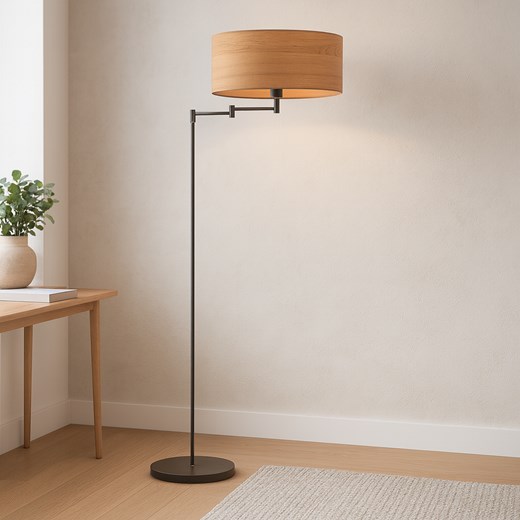 Patynowana lampa stojąca z przegubem CANCUN ECO - id: 6350 - marki Ciekot Partners Sp. Z O. O. - 186453755 Patynowana lampa stojąca z przegubem CANCUN ECO ze sklepu Lysne w kategorii Lampy podłogowe - zdjęcie 186453755