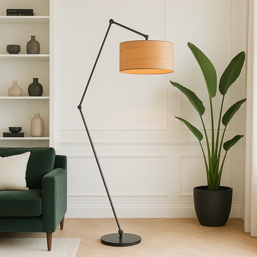 Lampa podłogowa z regulacją kąta nachylenia światła BARI ECO ze sklepu Lysne w kategorii Lampy podłogowe - zdjęcie 186453829