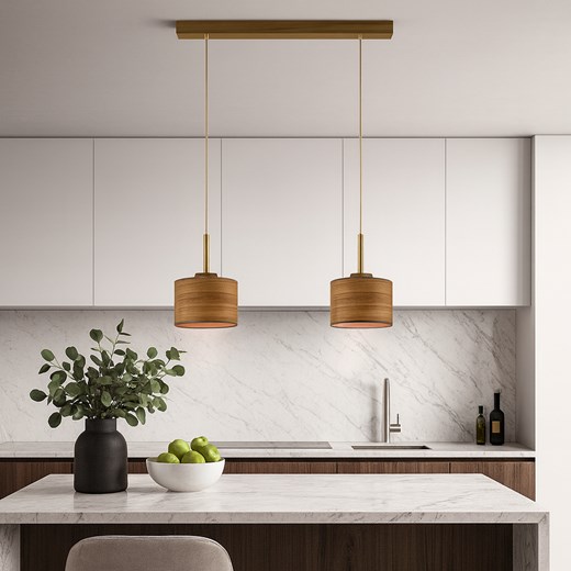 Kuchenna 2-punktowa lampa wisząca na listwie MONTANA ECO - id: 7197 - marki Ciekot Partners Sp. Z O. O. - 186453866 Kuchenna 2-punktowa lampa wisząca na listwie MONTANA ECO ze sklepu Lysne w kategorii Lampy wiszące - zdjęcie 186453866