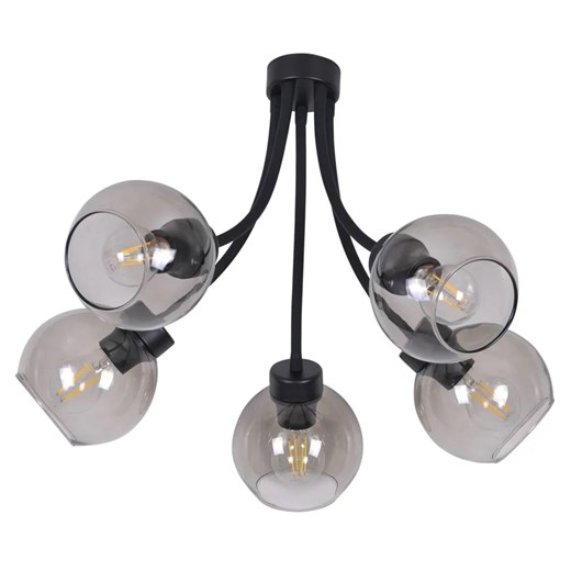 Loftowa lampa wisząca z wyginanymi ramionami - S842-Zemo ze sklepu Edinos.pl w kategorii Lampy wiszące - zdjęcie 186454286