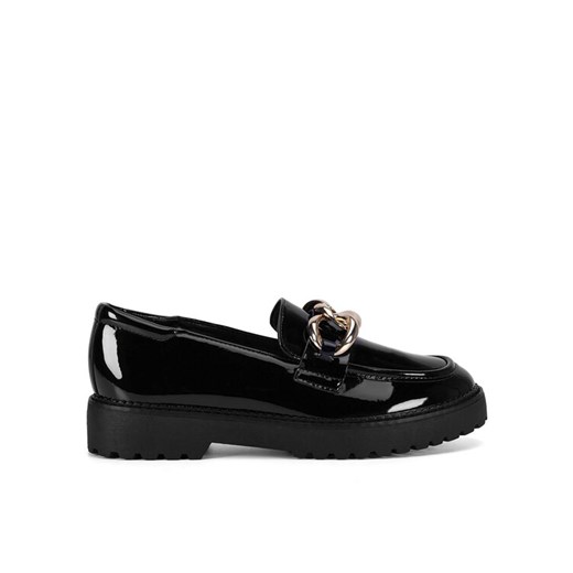 Loafersy DeeZee WS5621-18 Czarny ze sklepu eobuwie.pl w kategorii Lordsy damskie - zdjęcie 186456935