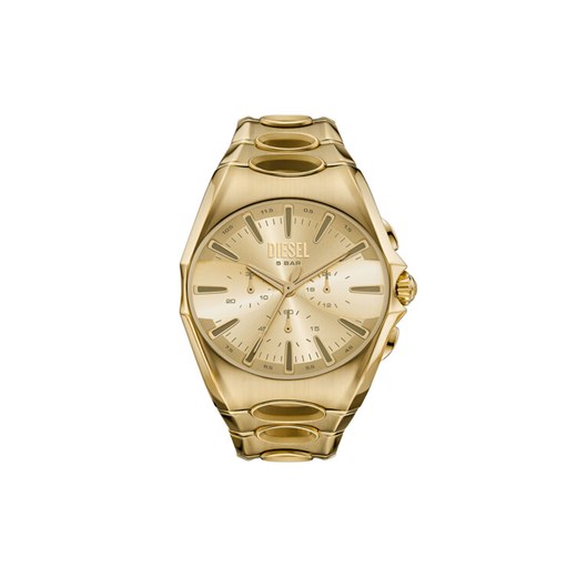 Zegarek Diesel D-Curve Chronograph DZ4695 Złoty ze sklepu eobuwie.pl w kategorii Zegarki - zdjęcie 186456937