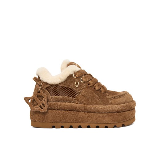 Sneakersy Naked Wolfe BEAU Brązowy ze sklepu eobuwie.pl w kategorii Buty sportowe damskie - zdjęcie 186456945