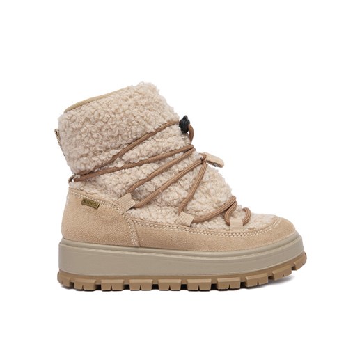 Śniegowce Primigi GORE-TEX 8879800 M Beżowy ze sklepu eobuwie.pl w kategorii Buty zimowe dziecięce - zdjęcie 186456988