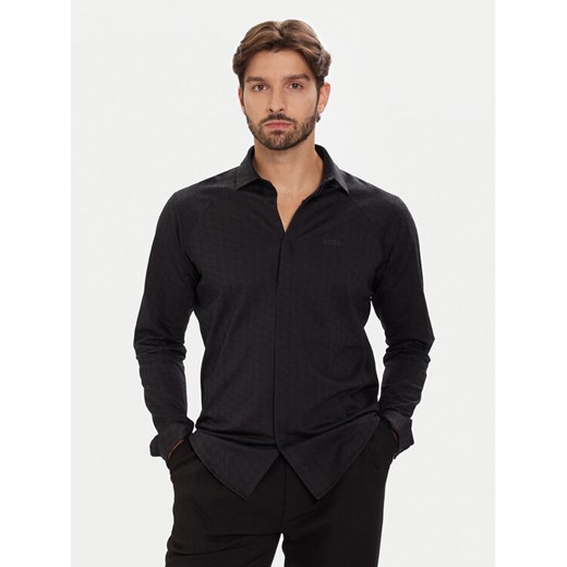 BOSS Koszula Excurse 50544843 Granatowy Regular Fit ze sklepu MODIVO w kategorii Koszule męskie - zdjęcie 186457756